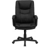 High Back Black Leather Executive Swivel Office Chair , #FF-0187-14