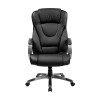 High Back Black Leather Executive Office Chair , #FF-0215-14