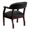 Black Leather Conference Chair , #FF-0458-14