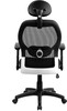 High Back Super Mesh Office Chair with Black Fabric Seat , #FF-0024-14