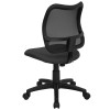 Mid-Back Mesh Task Chair with Gray Fabric Seat , #FF-0092-14