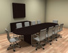 Modern Racetrack 12' Feet Conference Table, #CH-AMB-C23