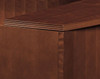 5pc Fan Front Modern Contemporary Executive Office Desk Set, #CH-JAD-D6
