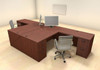 Two Persons Modern Executive Office Workstation Desk Set, #CH-AMB-F16