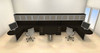 Two Persons Modern Executive Office Workstation Desk Set, #CH-AMB-S58