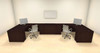 Two Persons Modern Executive Office Workstation Desk Set, #CH-AMB-S67