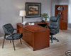 New L Shaped Wood Executive Office Desk Set, #CH-RUB-L1