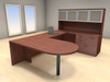 5pc U Shaped Modern Executive Office Desk Set, #CH-AMB-U40