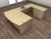 4pc U Shaped Modern Executive Office Desk Set, #CH-AMB-U52