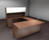 5pc U Shaped Glass Door Modern Executive Office Desk Set, #CH-VER-U27