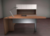 5pc U Shaped Glass Door Modern Executive Office Desk Set, #CH-VER-U5