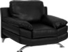 1pc Modern Leather Office Reception Sofa Chair, FF-0473-12