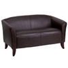 1pc Modern Leather Office Reception Loveseat, FF-0537-13