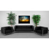 3pc Modern Leather Office Reception Sofa Set, FF-0433-12-S3