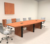 Modern Boat Shaped 12' Feet Conference Table, #OF-CON-CP6