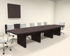 Modern Boat Shaped 14' Feet Conference Table, #OF-CON-CP13