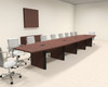 Modern Boat Shaped 20' Feet Conference Table, #OF-CON-CP27