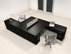Two Persons L Shaped Office Divider Workstation Desk Set, #CH-AMB-FP3