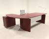 2pc Modern Contemporary L Shape Executive Office Desk Set, #RO-NAP-L2