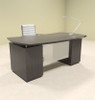 3pc Modern Contemporary Executive Office Desk, #MT-STE-D3
