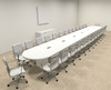 Modern Racetrack 28' Feet Conference Table, #OF-CON-C120