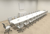 Modern Boat Shaped 26' Feet Conference Table, #OF-CON-C130