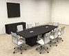 Modern Boat Shaped Cube Leg 10' Feet Conference Table, #OF-CON-CQ17