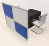 One Person Workstation w/Acrylic Aluminum Privacy Panel, #OT-SUL-HPB52