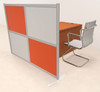 One Person Workstation w/Acrylic Aluminum Privacy Panel, #OT-SUL-HPO121