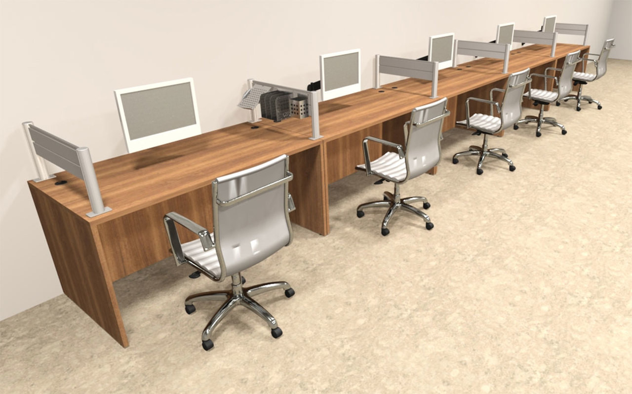 Five Person Modern Aluminum Organizer Divider Office Workstation, #OT-SUL-SPW13