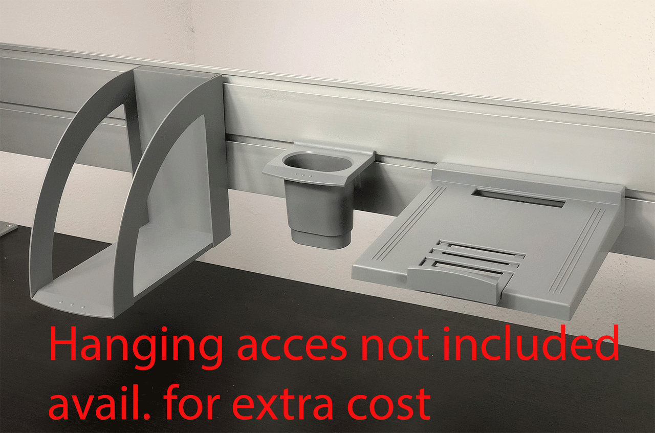 Two Person Modern Aluminum Organizer Divider Office Workstation, #OT-SUL-SPW22