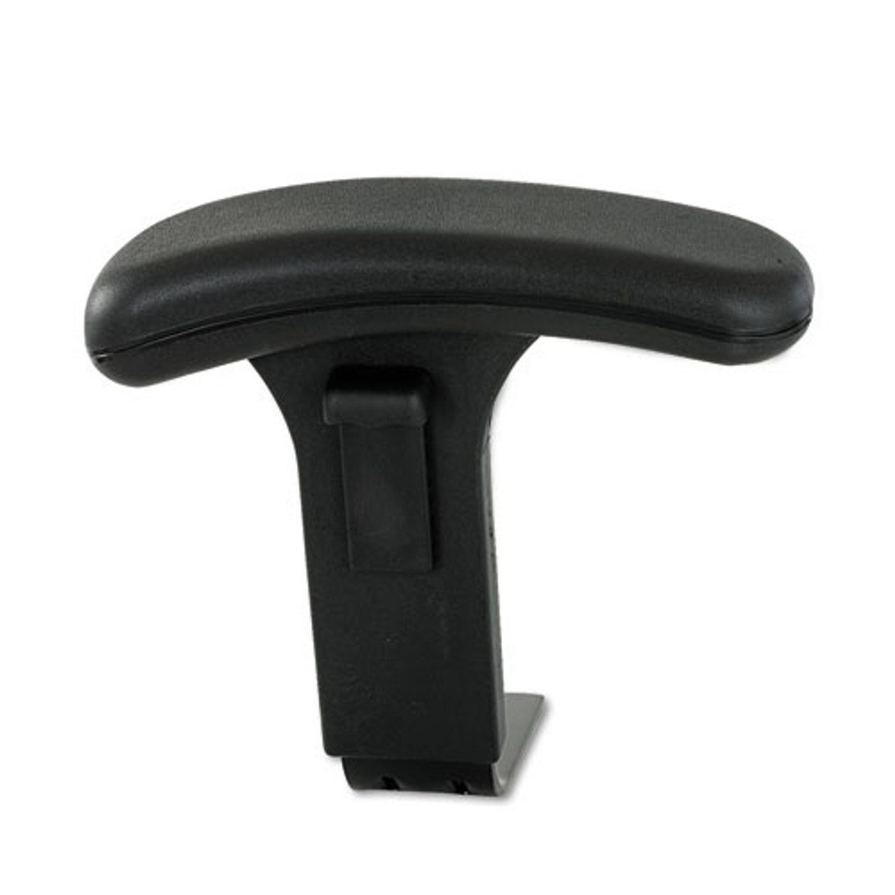 Height Adjustable T-Pad Arms For Safco Uber Big & Tall Chairs, Black, #SF-2385-BL