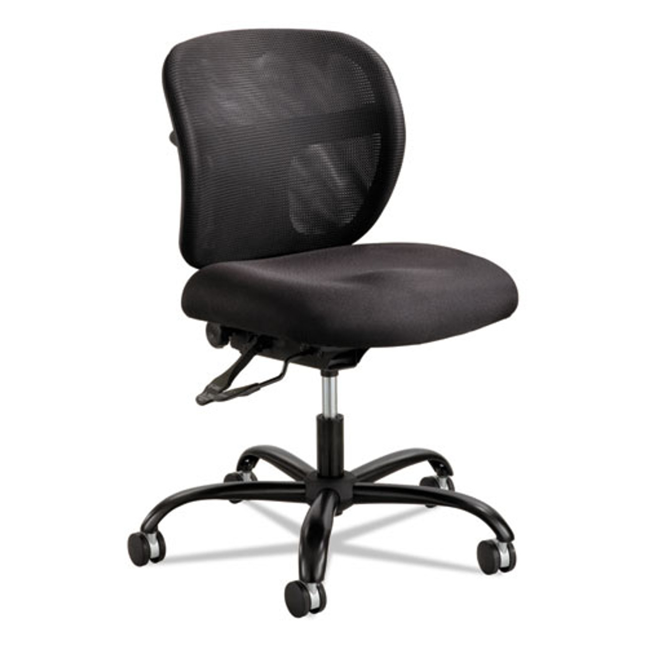 Vue Intensive Use Mesh Task Chair, Polyester Seat, Black, #SF-2286-BL