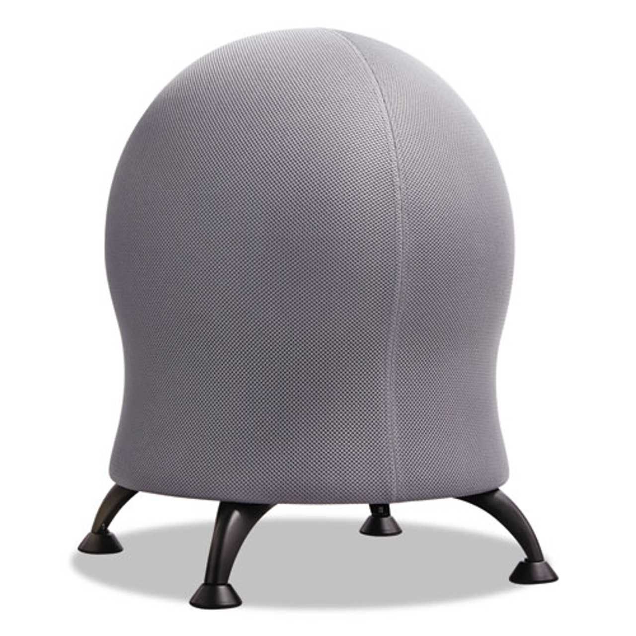 Zenergy Ball Chair, 22 1/2" Diameter X 23" High, Gray/black, #SF-3639-GR