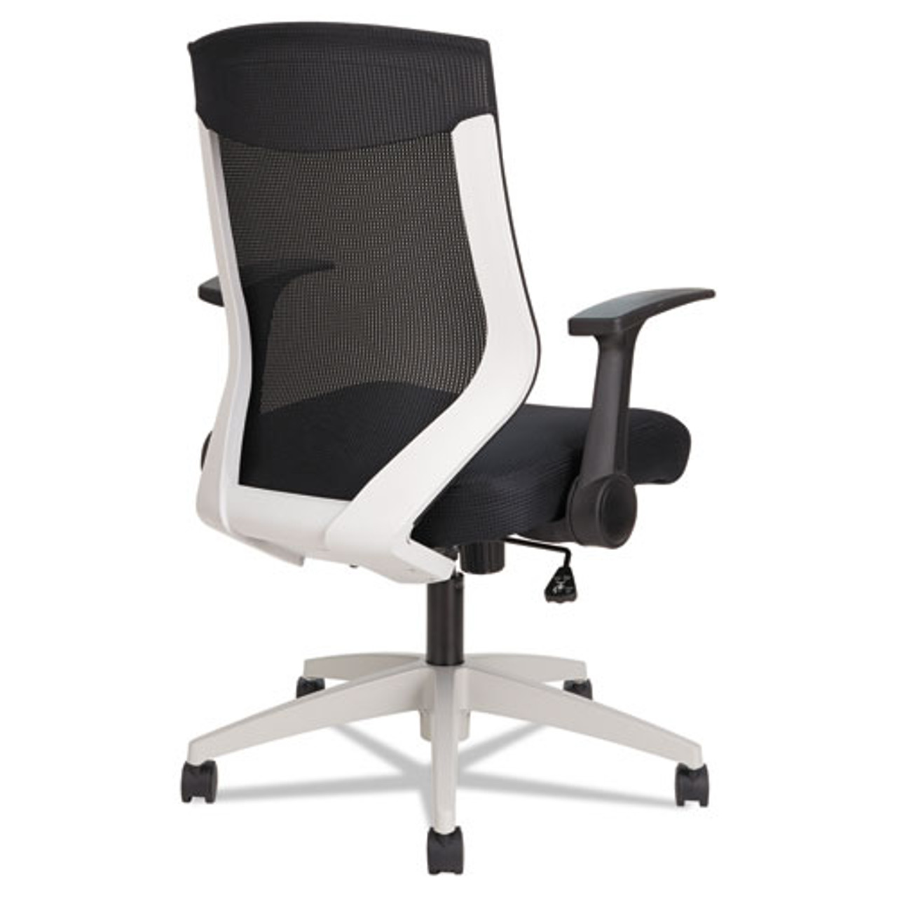 Alera Eb-K Series Synchro Mid-Back Mesh Chair, Black/black Frame, #AL-1081