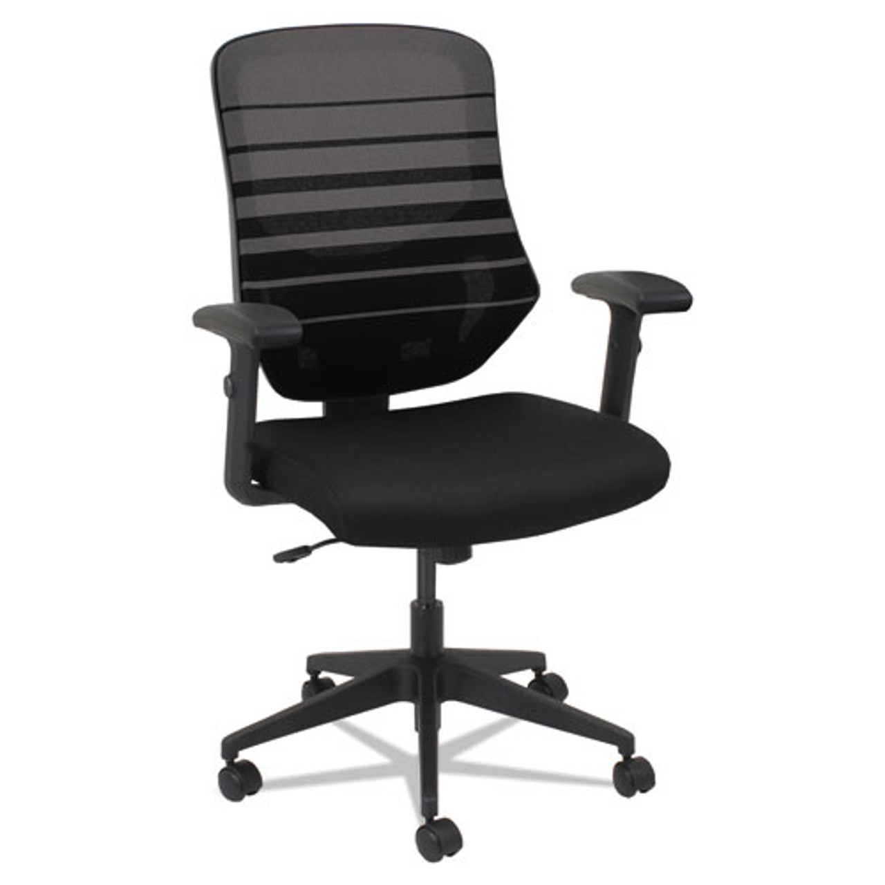 Alera Embre Series Mesh Mid-Back Chair, Black/taupe, #AL-1100