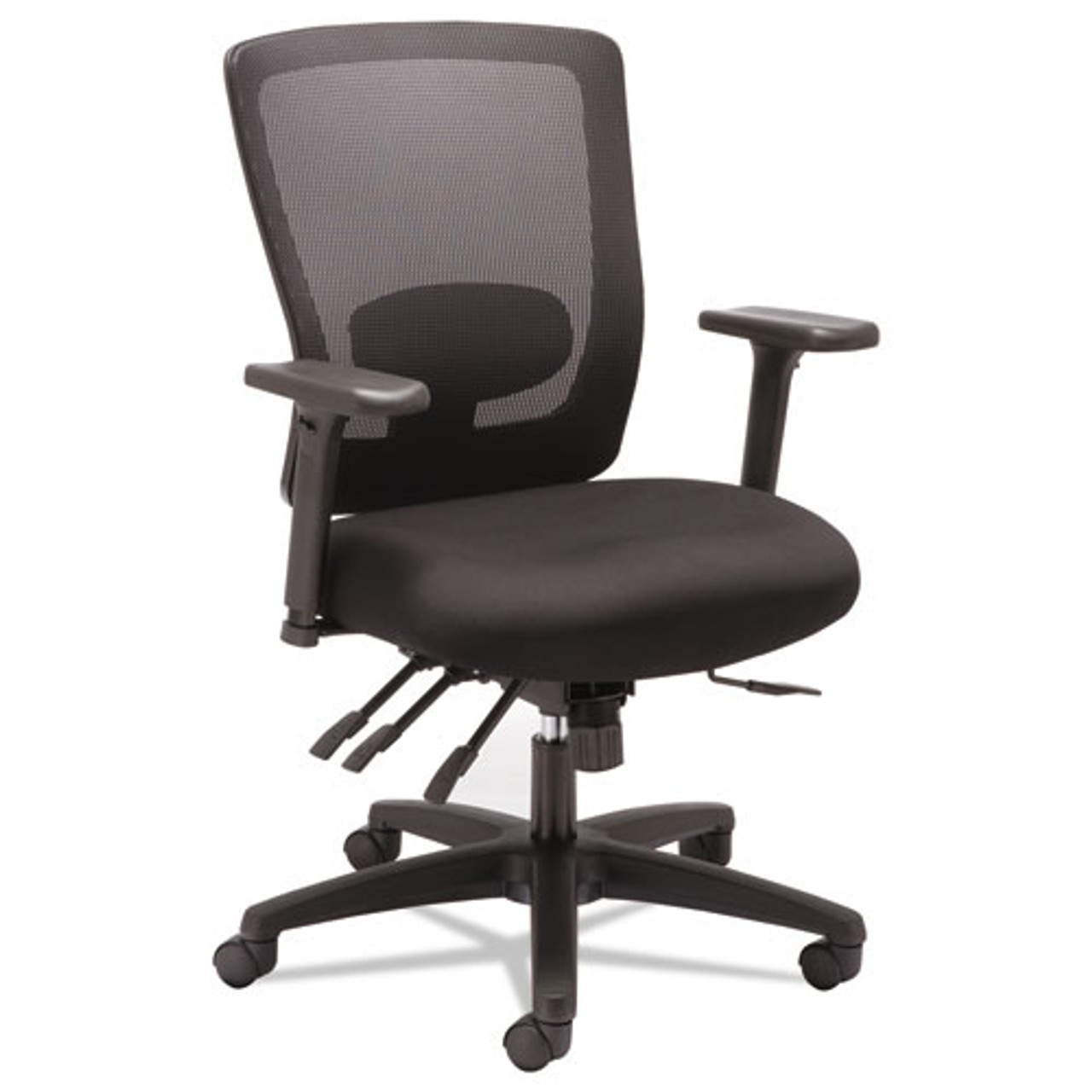 Alera Envy Series Mesh Mid-Back Multifunction Chair, Black, #AL-1175