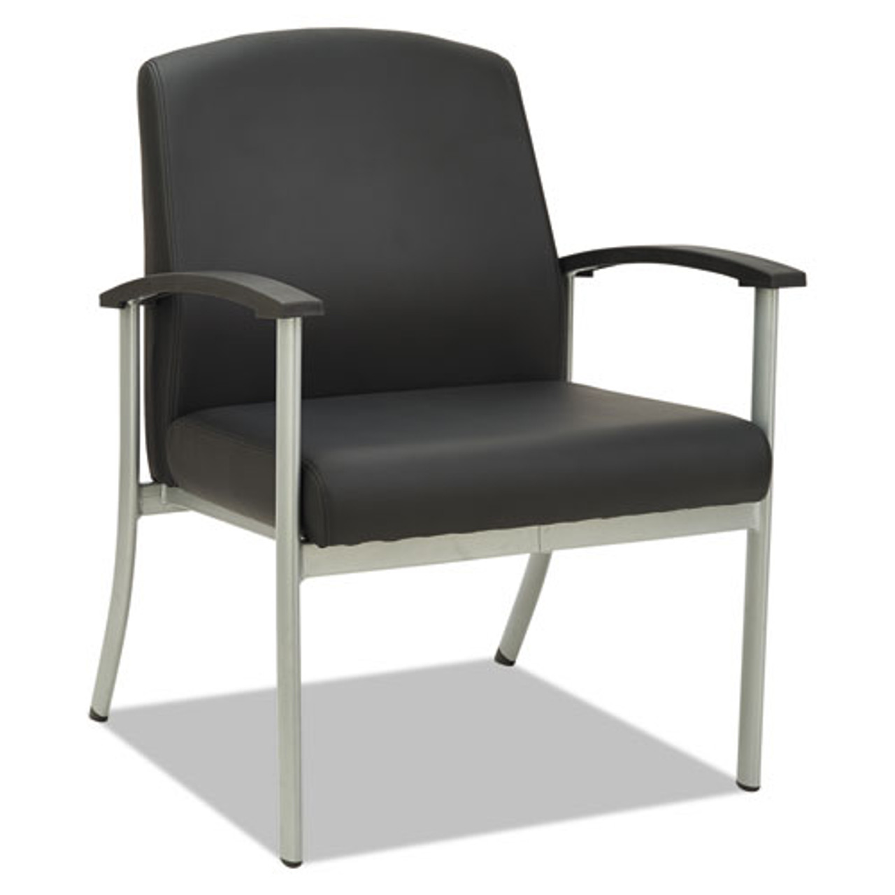 Alera Metalounge Series Guest Chair, 25 5/8 X 26 3/8 X 34 5/8, Black, #AL-1445