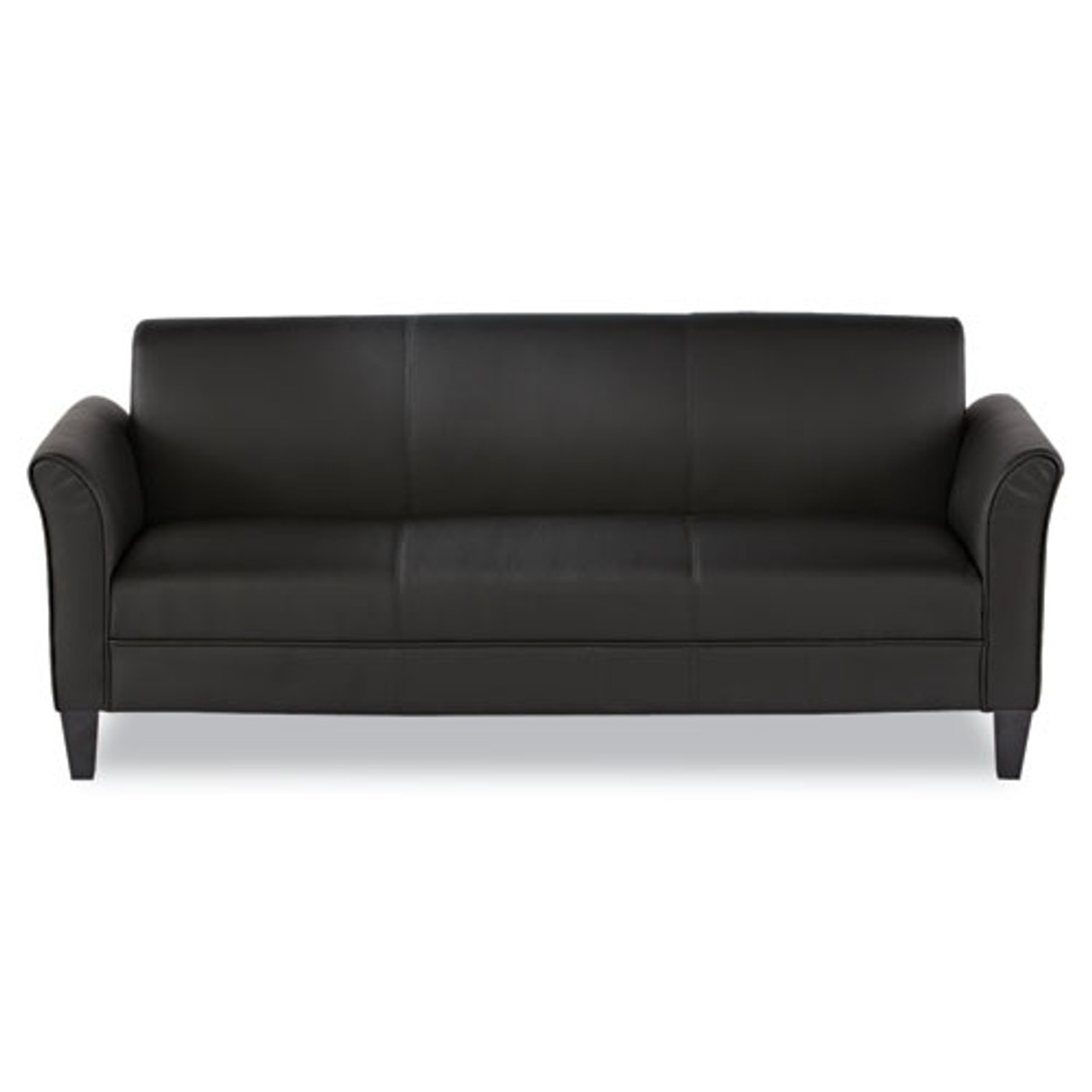 Alera Reception Lounge Furniture, Loveseat, 55-1/2w X 31-1/2d X 32h, Black, #AL-1452