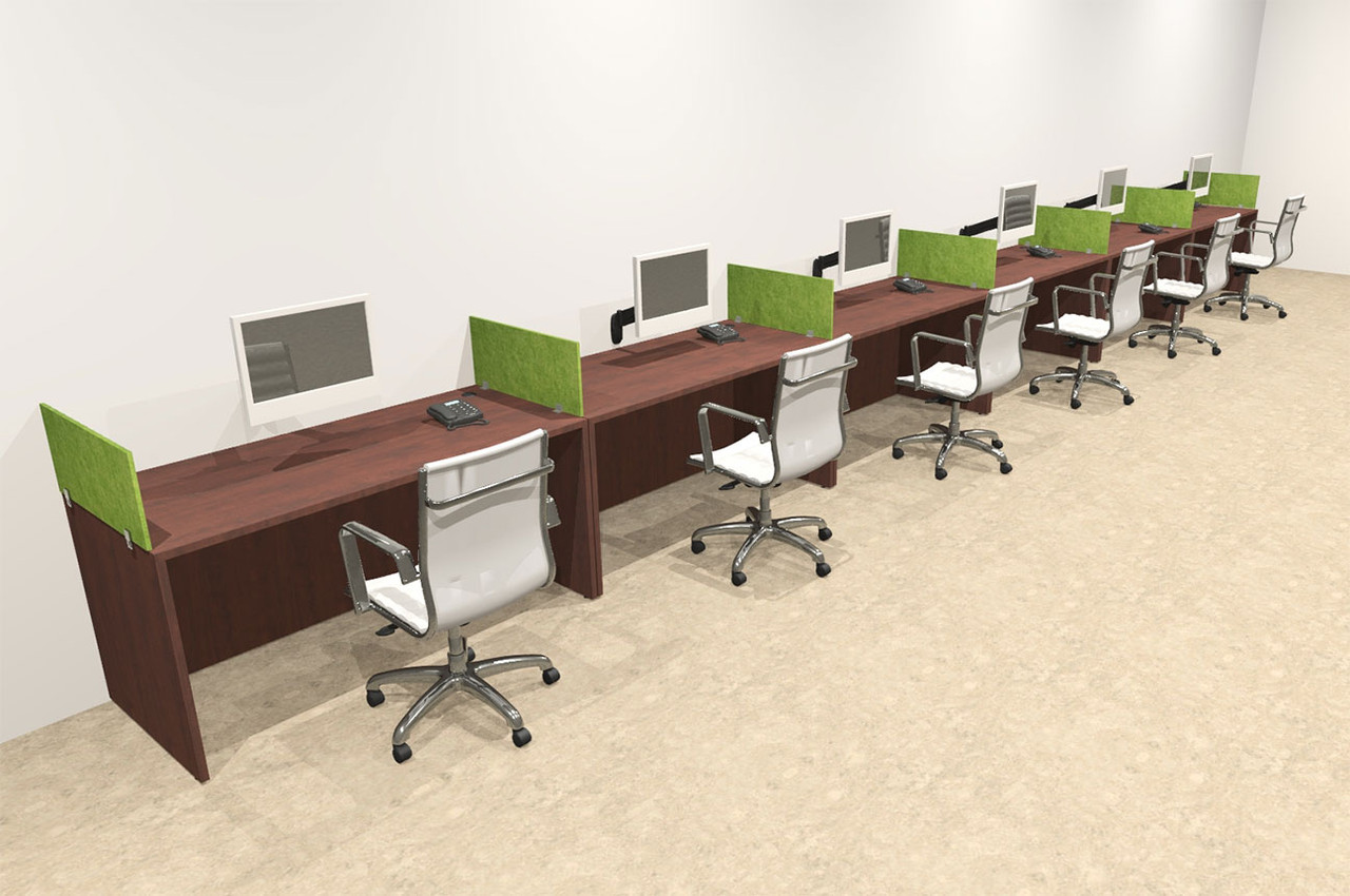 Six Person Modern Accoustic Divider Office Workstation Desk Set, #OT-SUL-SPRA18