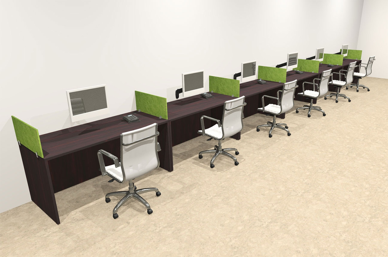 Six Person Modern Accoustic Divider Office Workstation Desk Set, #OT-SUL-SPRA19