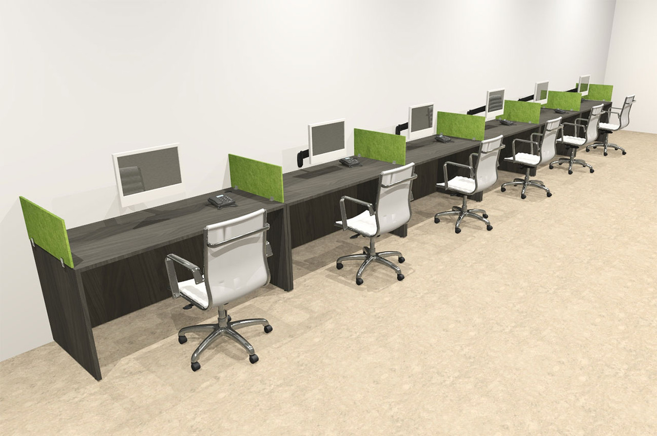 Six Person Modern Accoustic Divider Office Workstation Desk Set, #OT-SUL-SPRA69