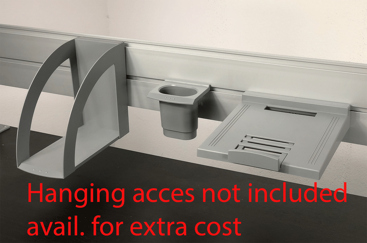 Six Person Modern Aluminum Organizer Divider Office Workstation Desk Set, #OT-SUL-FPS22