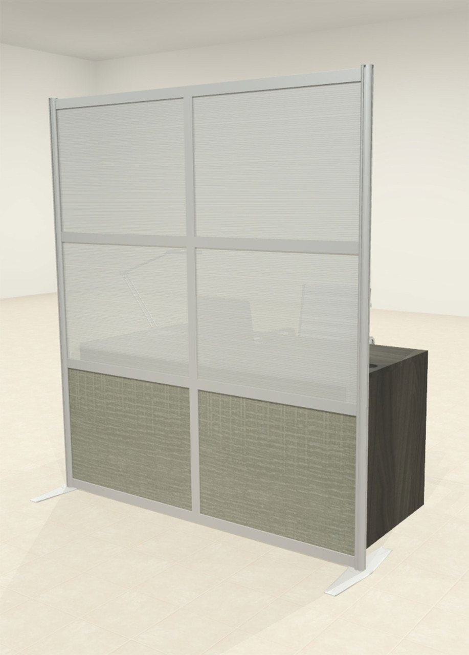 One Loft Modern Office Home Aluminum Frame Partition / Divider / Sneeze Guard, #UT-ALU-P14-A