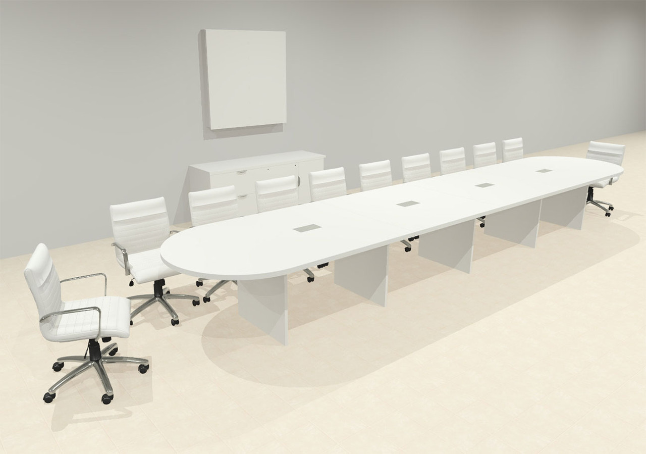 Modern Racetrack 20' Feet Conference Table, #OF-CON-CR41