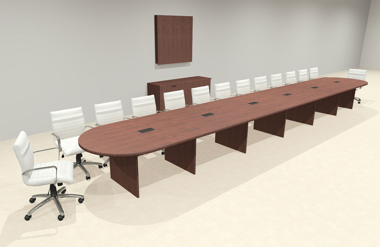 Modern Racetrack 26' Feet Conference Table, #OF-CON-CR69