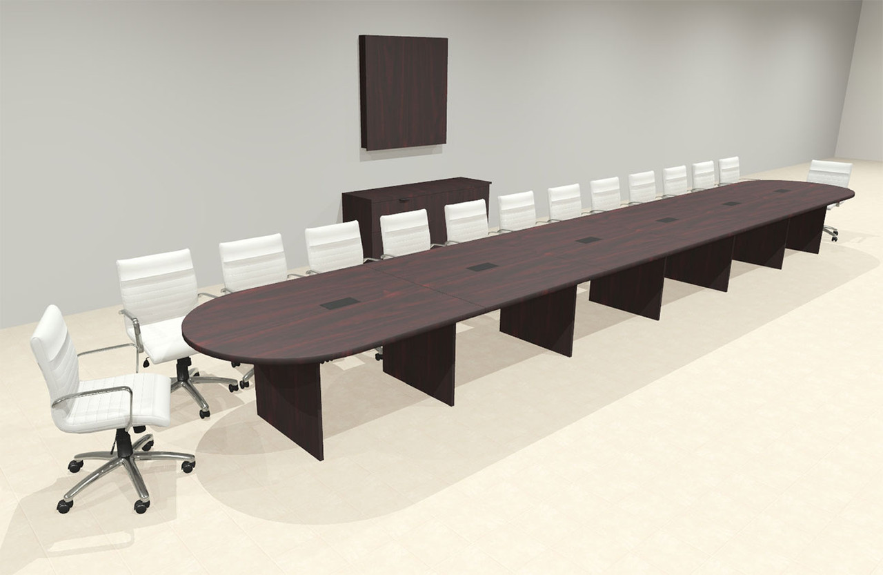 Modern Racetrack 26' Feet Conference Table, #OF-CON-CR70