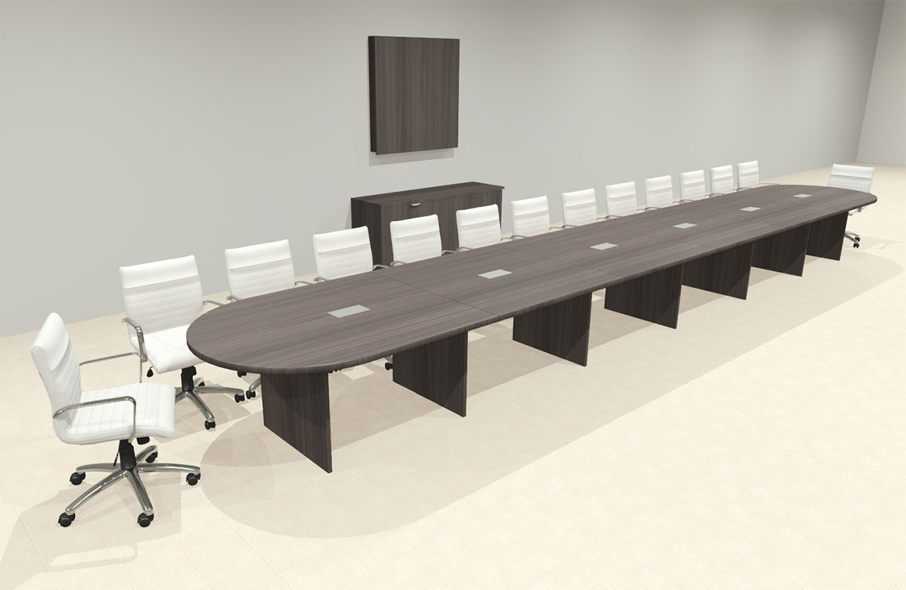 Modern Racetrack 26' Feet Conference Table, #OF-CON-CR72