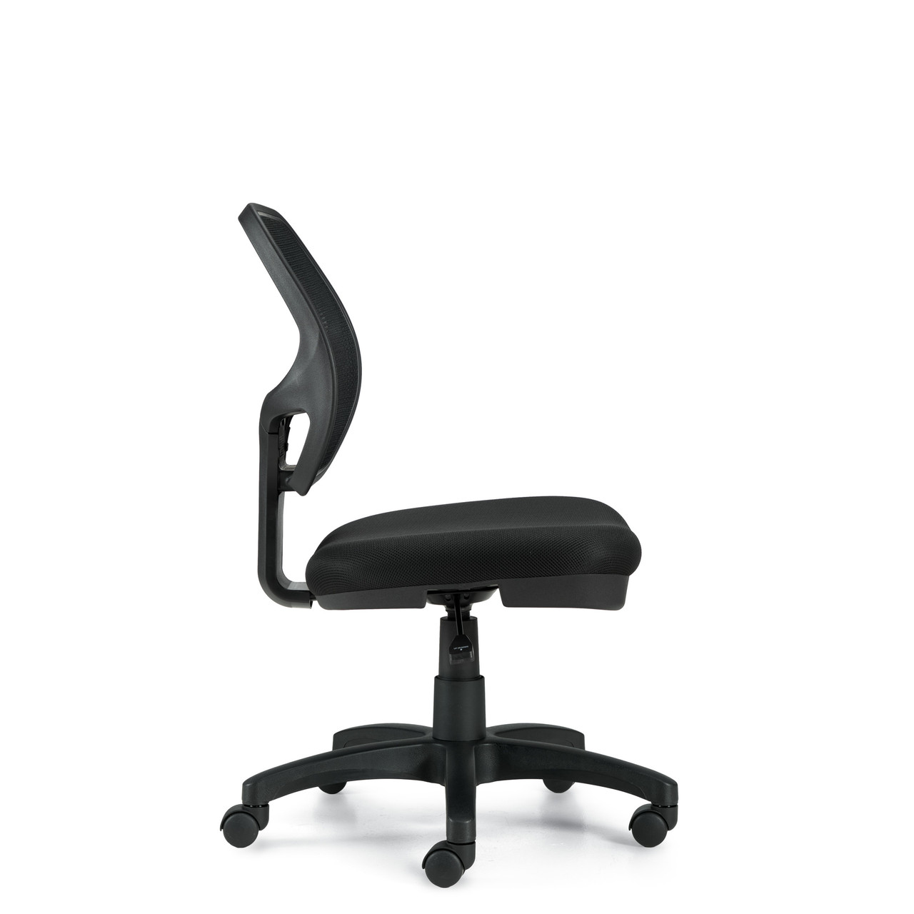 Mid Mesh Back Black Mesh Cushion Office Drafting Stool, #OT-051