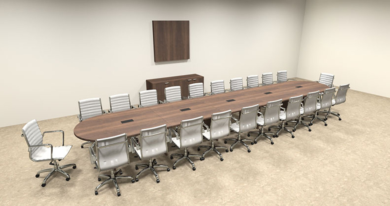 Modern Racetrack 22' Feet Conference Table, #OF-CON-C34